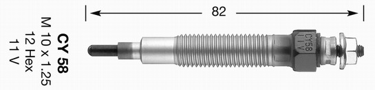 NGK Izzítógyertya CY58_NGK